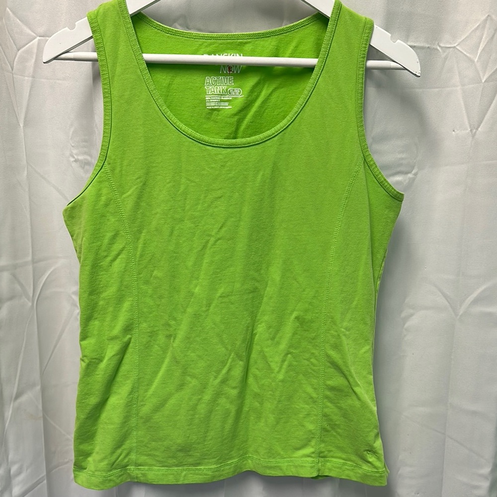 Danskin Now Bright Green Tank Top